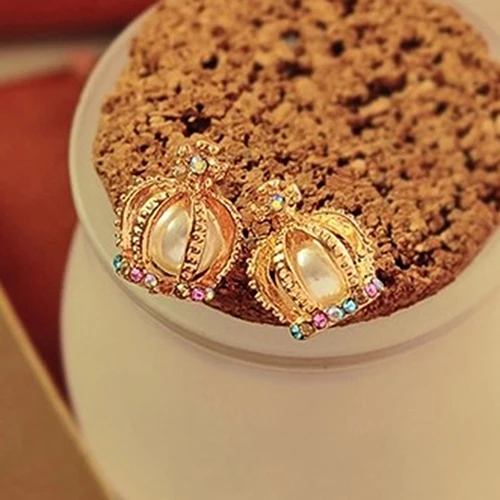 Изящные принцесса проект &quotКорона&quot Крест Красочные Стразы искусственный