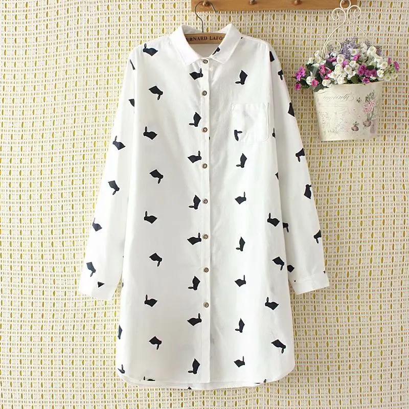 Женская Повседневная рубашка с цветочным принтом большие размеры d размера плюс