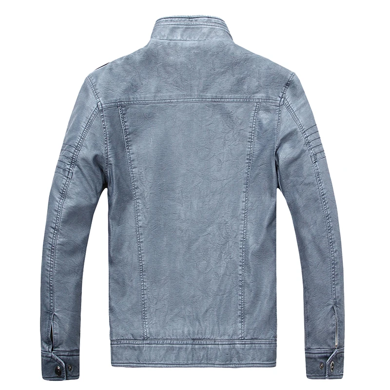 Aturestory мужская кожаная куртка бомбер мужское модное флисовое пальто мужские