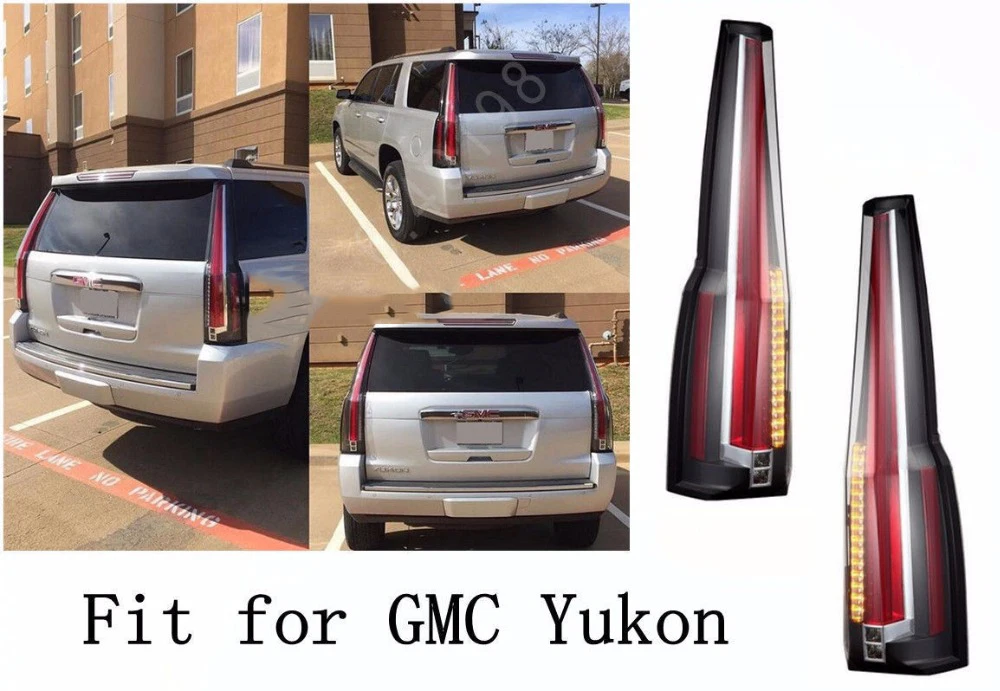 KOWELL стайлинга автомобилей для GMC Yukon Tahoe светодиодный задний фонарь 2007 2008 2009 2010 2011- DRL Cadillac Escalade Стиль