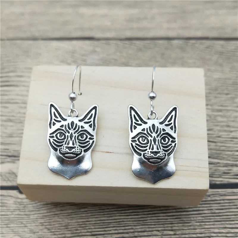 

New Siamese Cat Drop Earrings Trendy Siamese Cat Dangle Earrings Fashion Pet Cat Earrings Women Jewellery