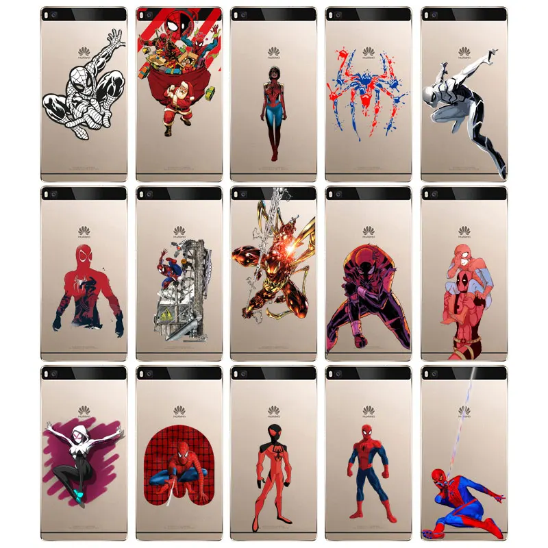 Мягкий силиконовый чехол из ТПУ DREAMFOX M530 Lone Spiderman для Huawei P8 P9 P10 Lite Plus 2017 Honor 8 Pro 9 6X |