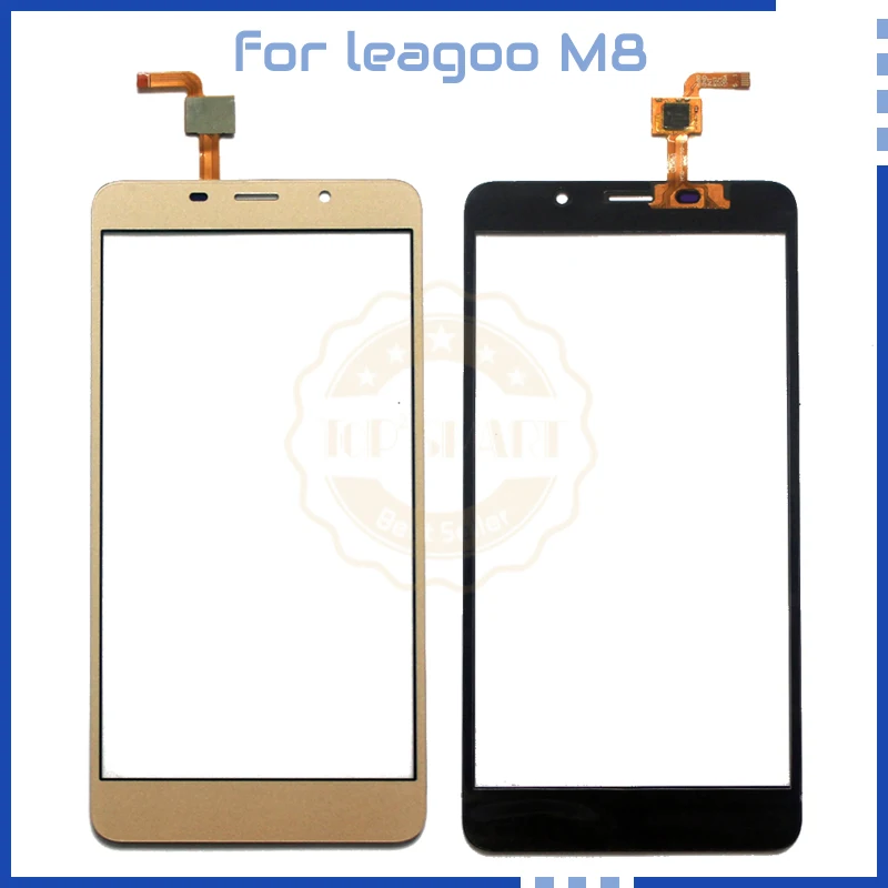 5 7 дюймов для leagoo M8 Золотой сенсорный датчик с дигитайзером панель запасные части