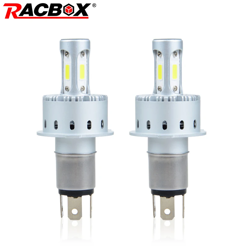 RACBOX все в одном H4 H7 H11 9005 9006 Авто Мотоцикл Автомобильный светодиодный светильник