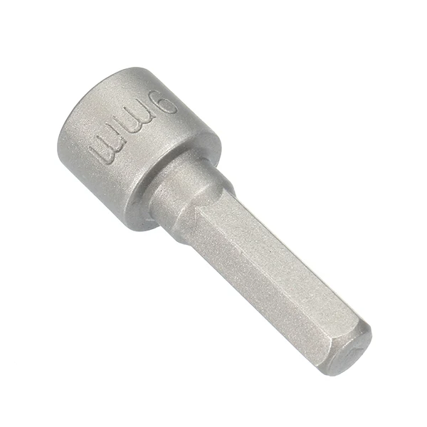 9 шт./компл. 1/4 дюймовый 5 13 мм шестигранным хвостовиком Мощность гайки водитель