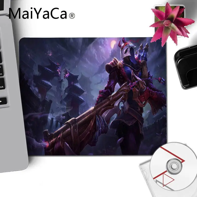Красивое аниме MaiYaCa league of legend jhin небольшой коврик для мыши компьютерный