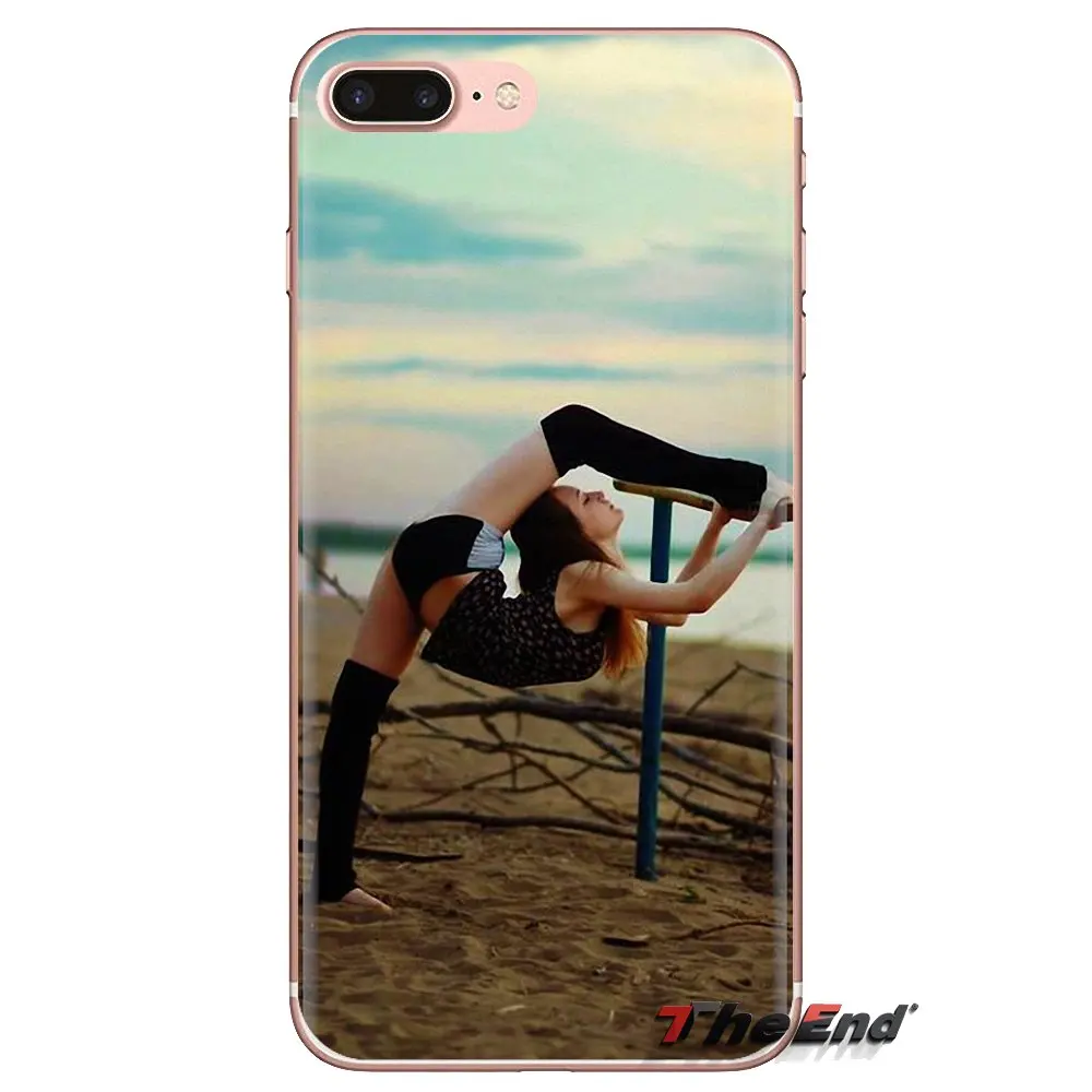 Transparent TPU Skin Case Rhythmic Gymnastics balance beam For iPod Touch Apple iPhone 4 4S 5 5S SE 5C 6 6S 7 8 X XR XS Plus MAX |