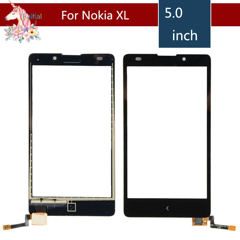 10 шт./Лот 5 0 дюйма для Nokia XL двойная Sim карта RM 1030 ЖК сенсорный экран датчик