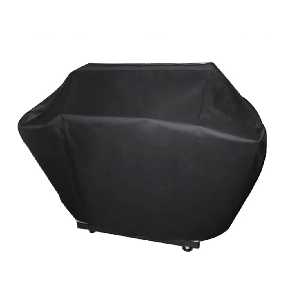 1Pcs Black Waterproof BBQ Grill Cover Outdoor Barbecue Anti Rain Dust Protector For Gas Charcoal Electric | Дом и сад