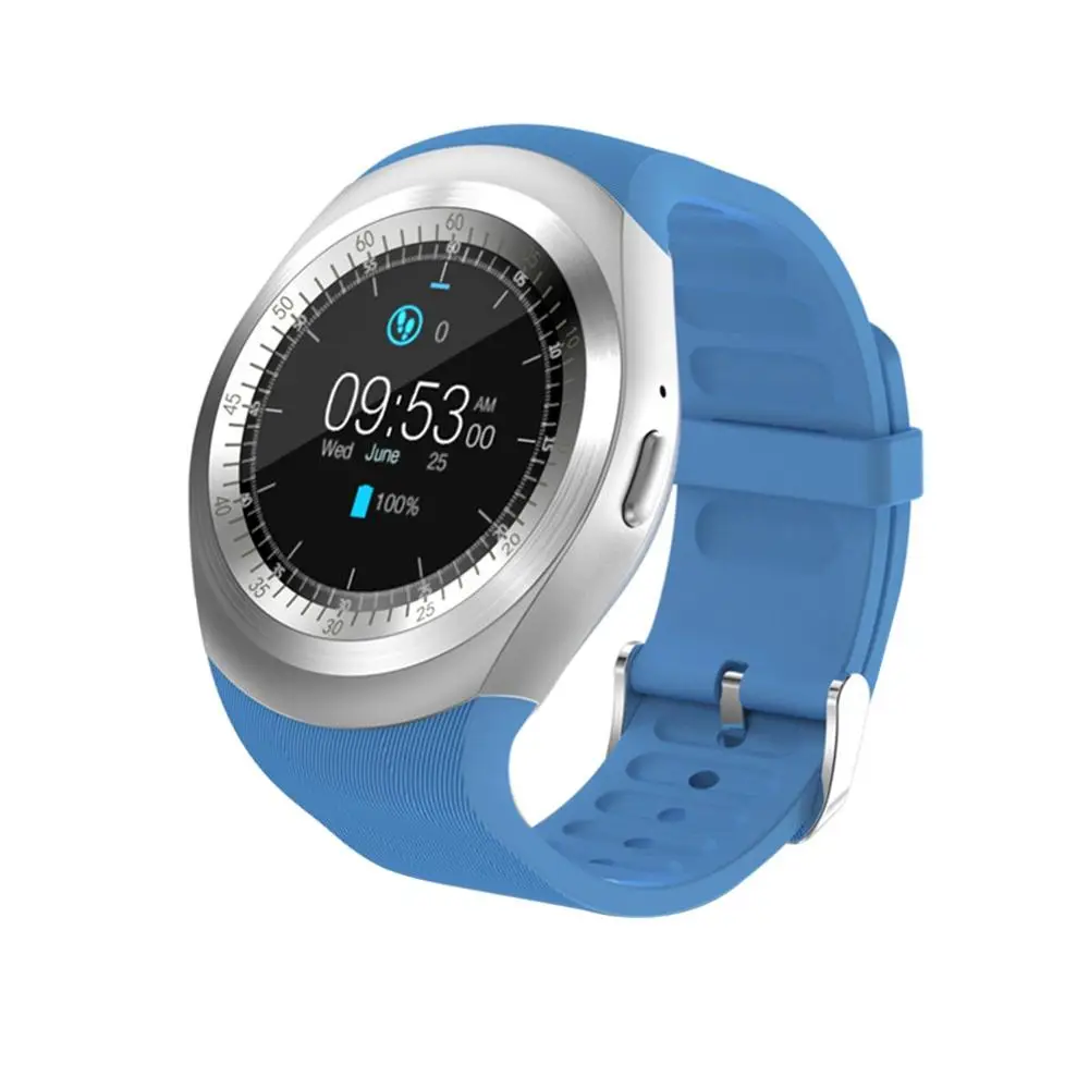 Bluetooth Y1 умные часы Relogio Android SmartWatch телефонный звонок GSM Sim Удаленная камера