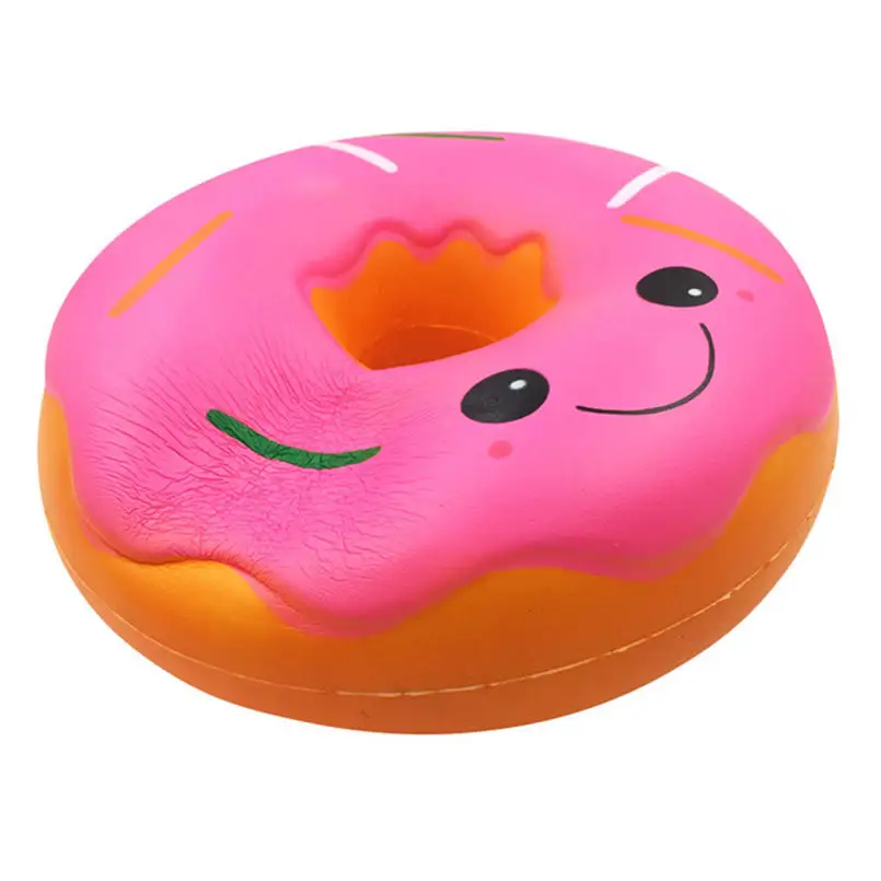 Squishy Гигантский Пончик милые медленно восстанавливающие форму сжимаемые фрукты