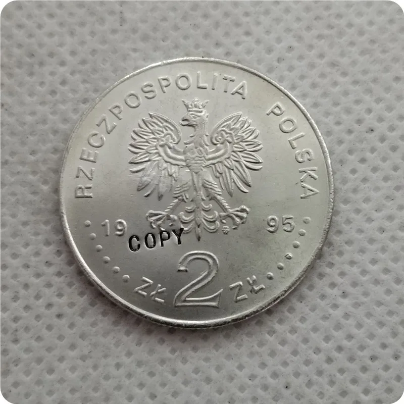 1995 2 Zlote полный набор из 6 монет копия памятных Реплика коллекционные