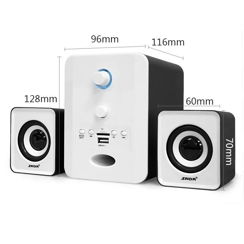 Сада проводной 2 1 Bluetooth комбинации динамик стерео подходит для рабочего тетрадь