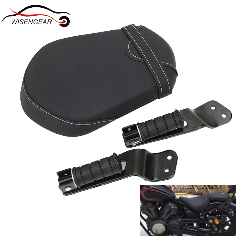 Подушка сиденье пассажира + сзади подножки для Yamaha болт XVS950 R Spec 2014 2017 1TP F47E0 T0 00