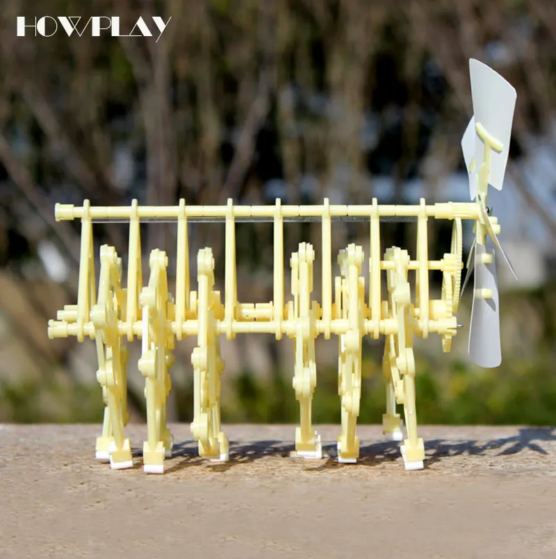 HowPlay сила ветра бионический зверь Технология животных DIY Детская игрушка ручной