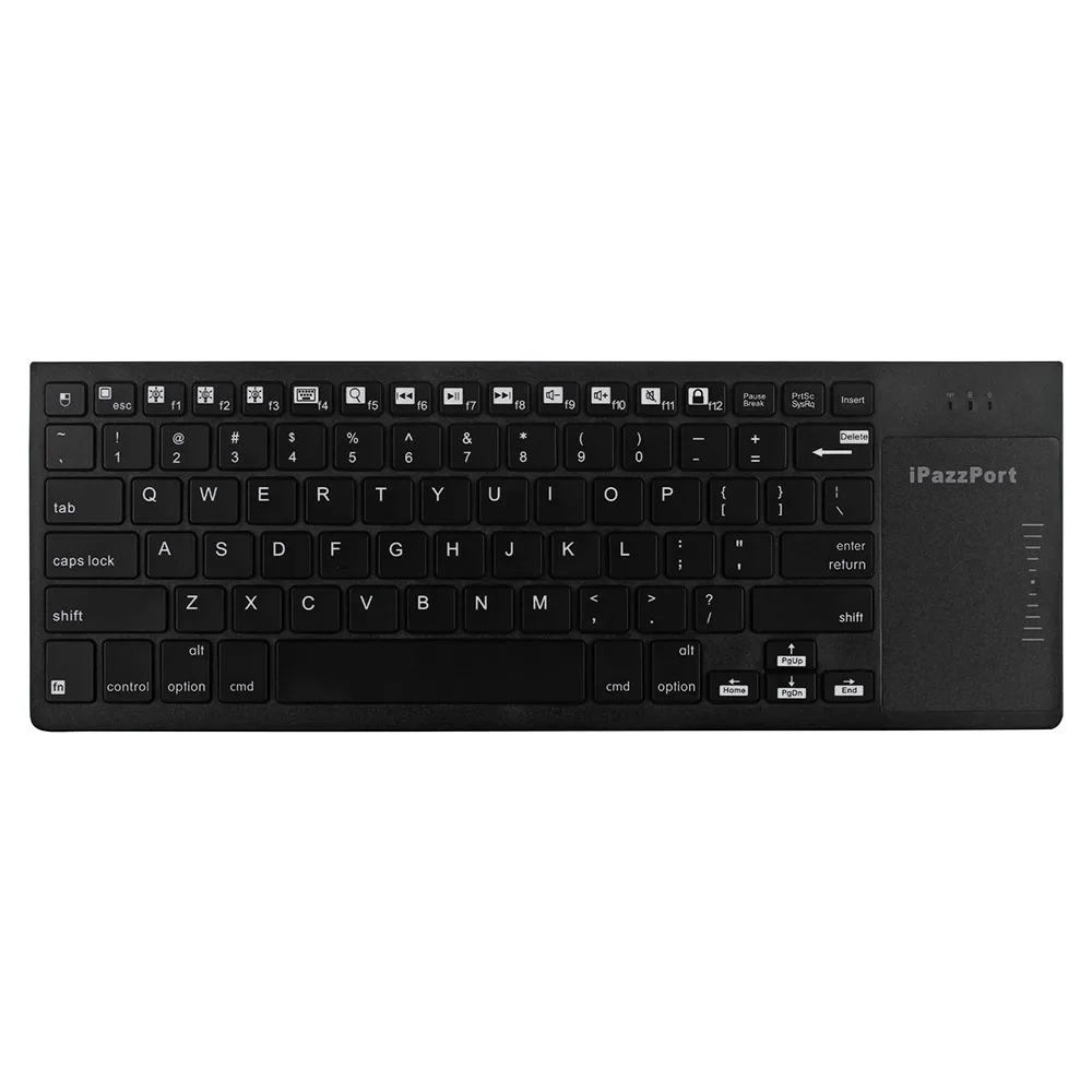 Оригинальный IPazzPort KP 810 35BTT Беспроводная Bluetooth 3 0 Подсветка клавиатуры тачпад для