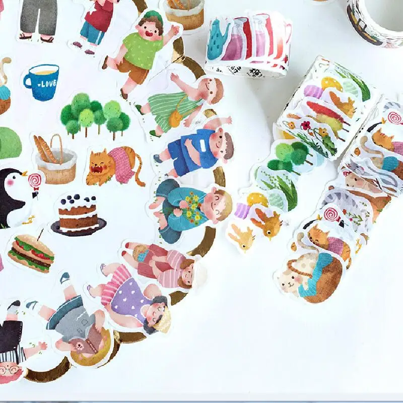 80 шт./кор. Симпатичные ручной работы давайте Пикник клей эстетика художественная