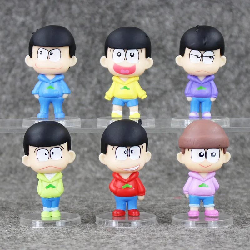 6 см шт./лот аниме Osomatsu san Mr osomatsu Karamatsu Ichimatsu мини ПВХ экшн фигурка модель игрушки