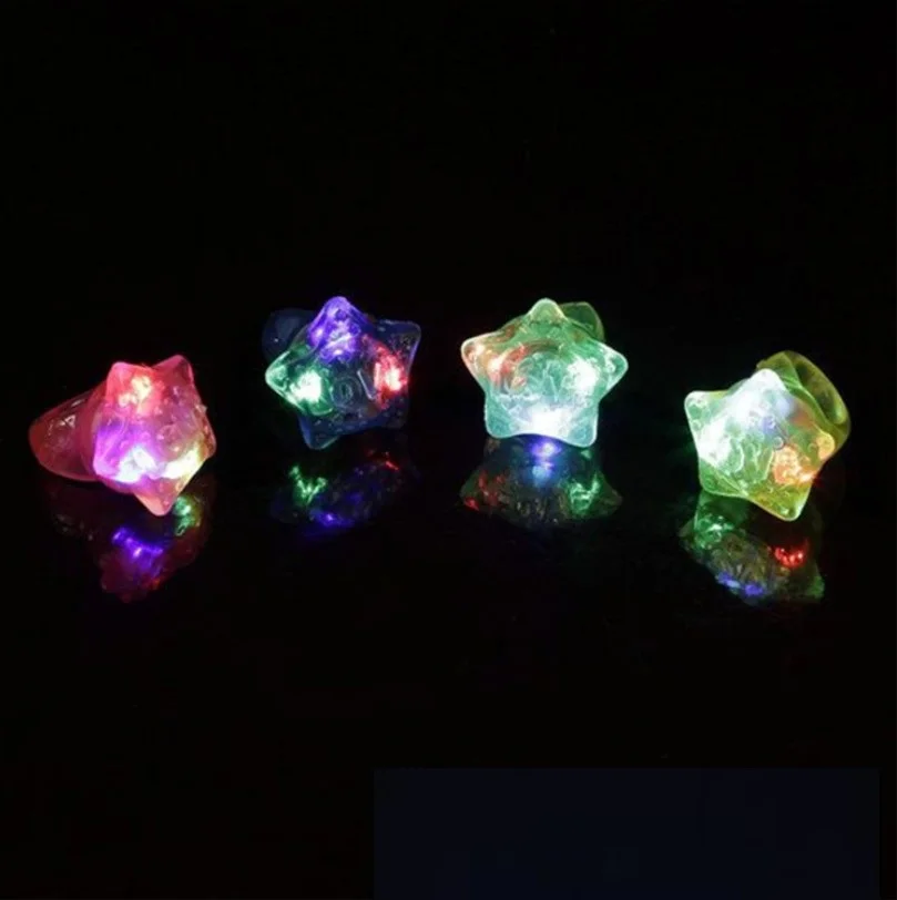 Kids Light-up Toys Plastic Diamond Shape Led Finger Ring Mix Colors Light Simulation Toy Party Decoration | Игрушки и хобби
