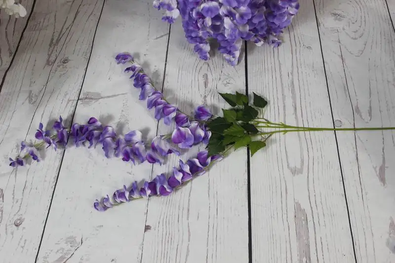 SPR 10 шт./лот 95 см Цветок Глициния ротанговая лоза свадебная АРКА квадратные