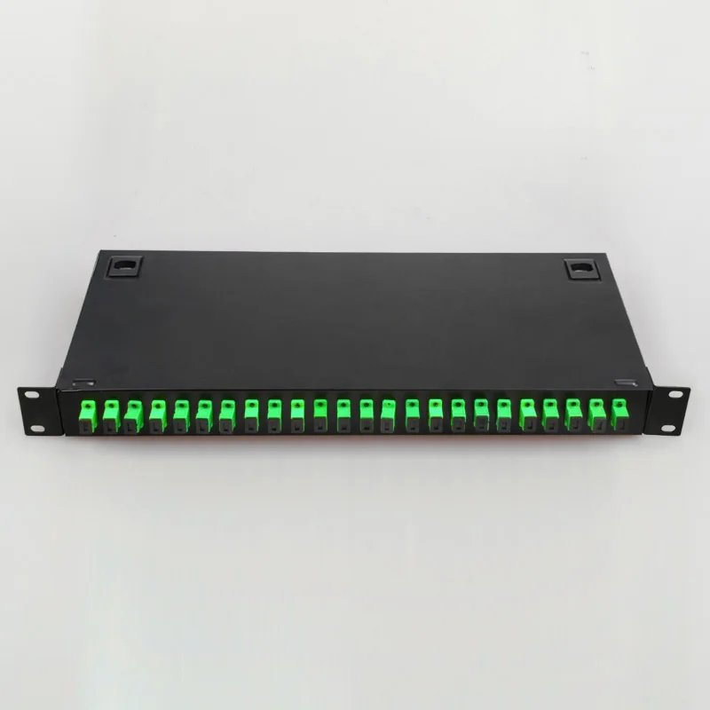 Оптоволоконная Клеммная коробка 24 ядра SC APC с адаптером pigtail порта CATV волоконно