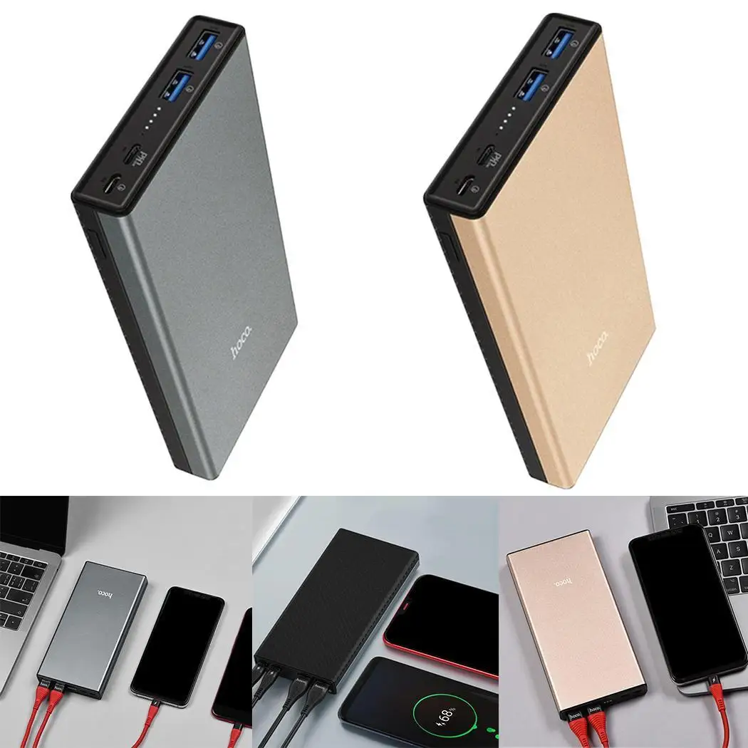 30000 мАч портативный внешний аккумулятор с двумя usb тип c портативное зарядное
