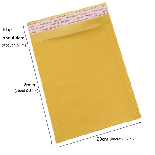 30pcs 20x29cm 30 шт Пузырьковые Конверты Сумки Крафт Бумажные почтовые ящики Мягкий почтовый конверт с пузырьками многофункциональная желтая Упаковка Почтовый пакет - Цвет: 30pcs 20x29cm