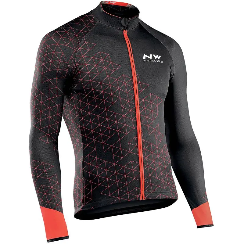 Fleece jersey Northwave Pro Team куртки для велоспорта зимние теплые флисовые Джерси для велоспорта NW теплые куртки для велоспорта - Цвет: Fleece jersey