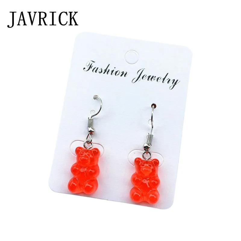 Милые Креативные женские Мини серьги Медвежонок минимализм мультяшный дизайн