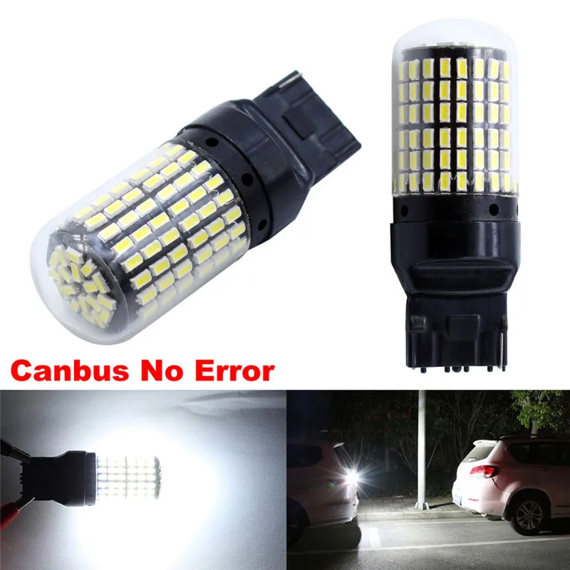 1 шт. Высокая мощность 3014 144smd T20 7440 светодиодный лампы низкое потребление CanBus без