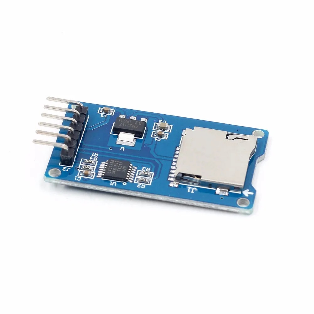 1 шт./лот Micro SD карта Мини TF кардридер модуль SPI интерфейсы с чипом конвертера