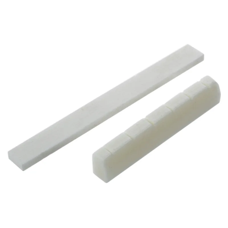 

Classical Guitar Bone Slotted Saddle Nut Set