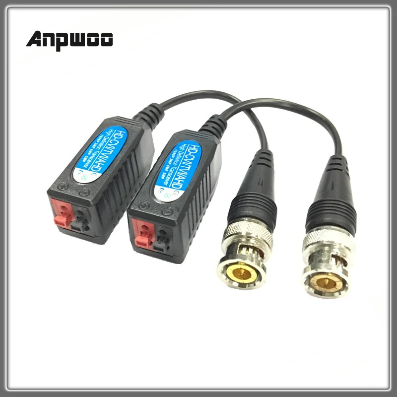 Для 2MP 3MP 4MP 200M диапазон для HD CVI/AHD/TVI Twisted BNC CCTV пассивные приемопередатчики Cat5 UTP Video