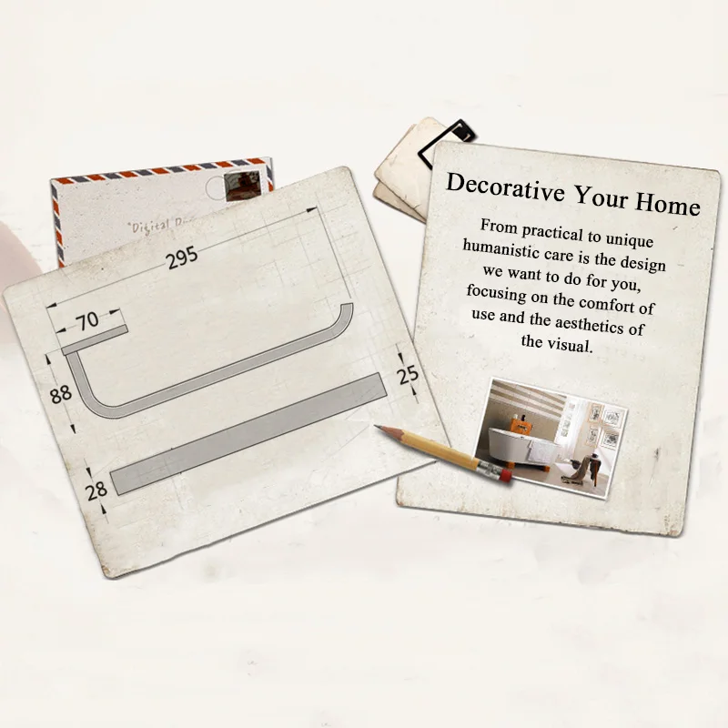 30 см держатель для ручного полотенца черно белая вешалка полотенец античное