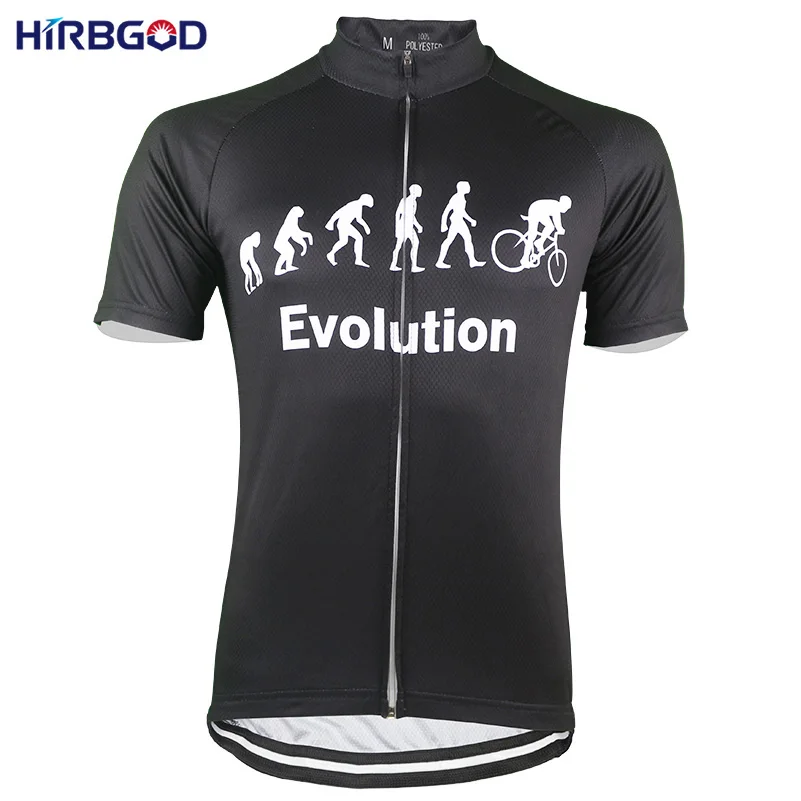 HIRBGOD Evolution из высококачественного дышащего материала Мужчины Велоспорт Джерси 5