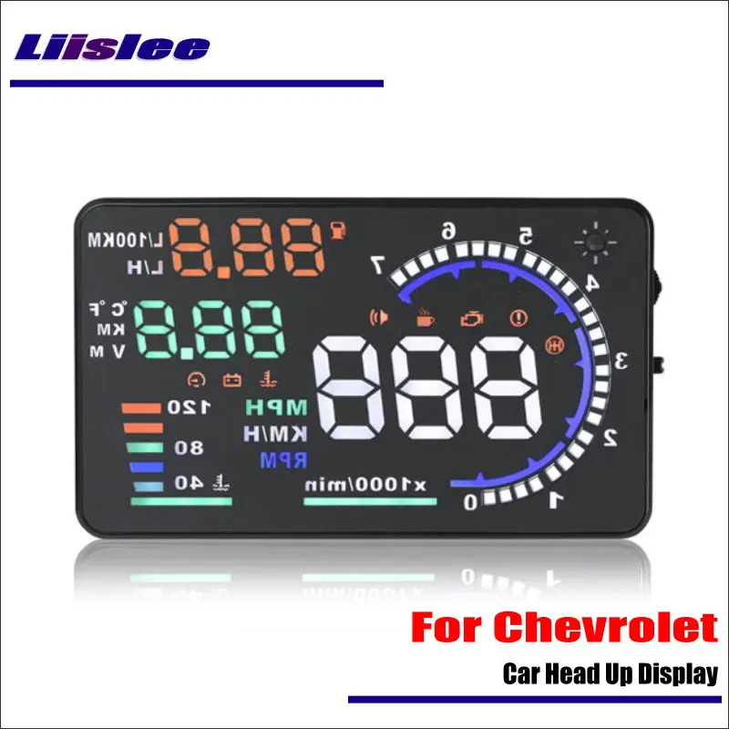 Для Chevrolet Malibu/Silverado 2015 2016 2017 2018 HUD Автомобильная головка вверх дисплей Saft для