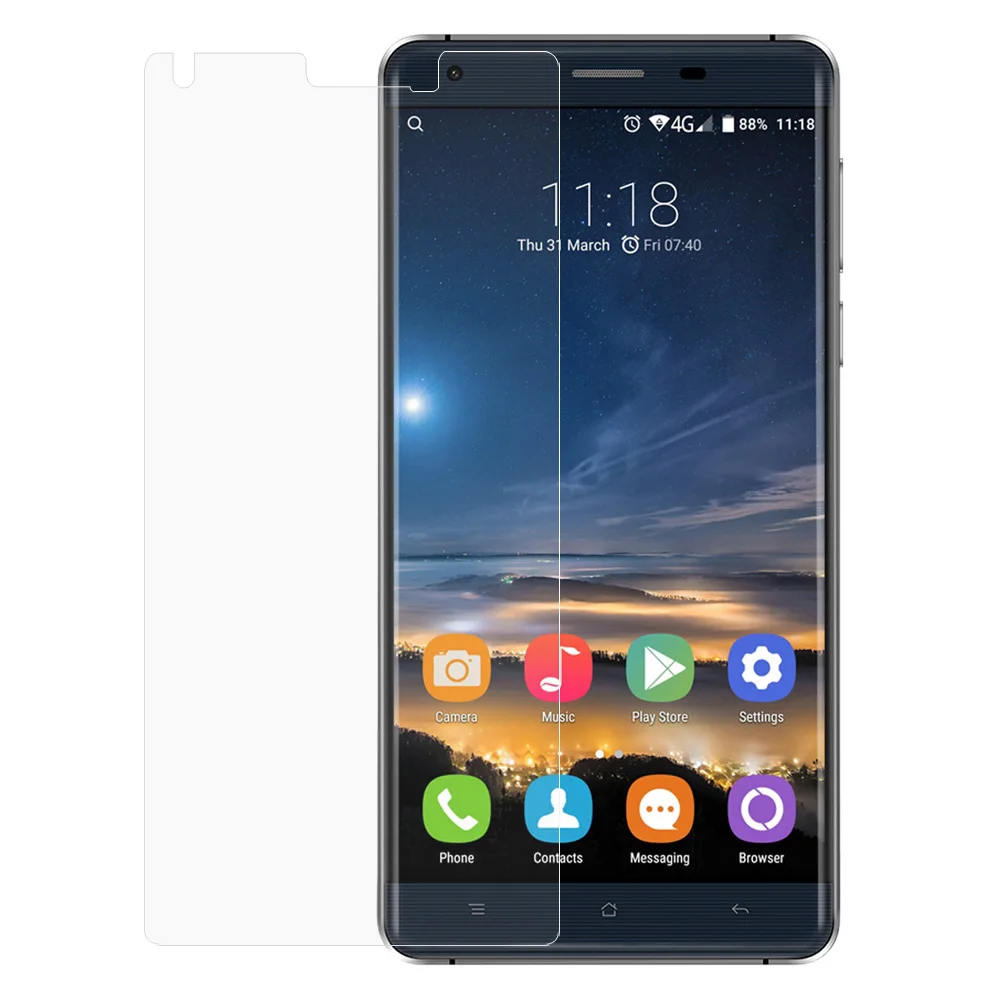 Закаленное стекло 9H для Oukitel C4 c5 K10000 K6000 k4000 U7 Pro 2 шт. | Мобильные телефоны и