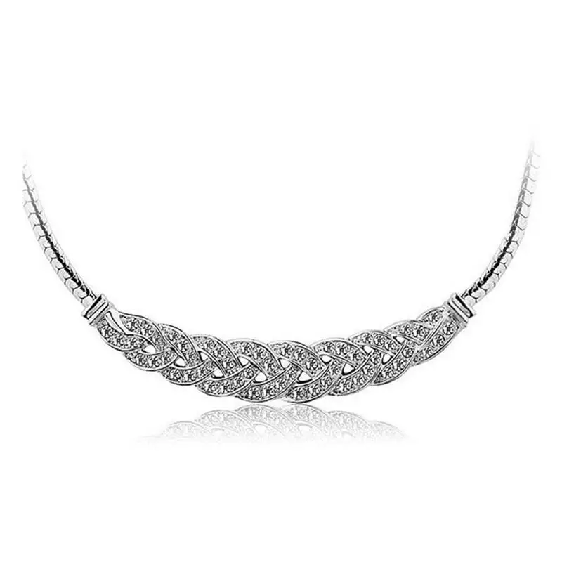 Sangdo Для женщин Jewelry Шарм Кристалл колье модные короткие цепи Цепочки и