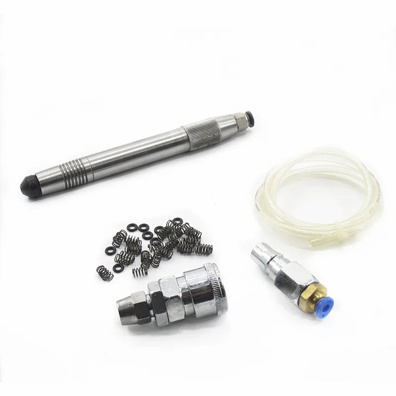 Pneumatic Hammer Пневматический наконечник молотка с аксессуарами, гравировальные инструменты алмазная шлифовальная игла Золотая пескоструйная обработка - Цвет: Pneumatic Hammer