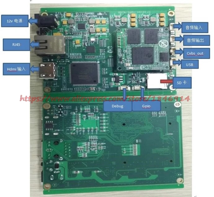 Hi3516A Новая плата H.264 H.265 кодирование hdmi sdi vga cvbs cmos|cvbs|cvbs hdmicvbs |