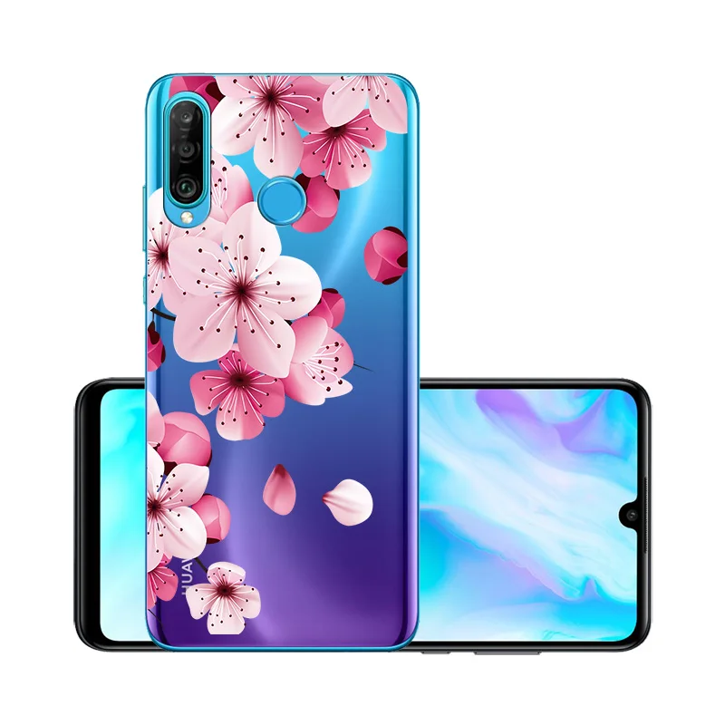 W048 Прозрачный чехол для huawei P30 Lite, чехол для huawei P30 Pro P10 P20 mate 10 20 30 Lite Pro P Smart Z Y7 Y9 чехол - Цвет: W048