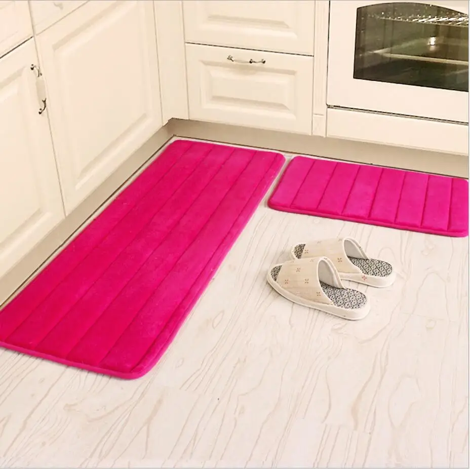 50x80 + 60x160 см/комплект утолщенные коралловые бархатные ковры для гостиной