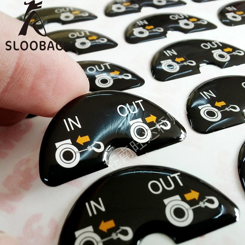 Эпоксидная наклейка на заказ для печати этикеток/по индивидуальному заказу 3D