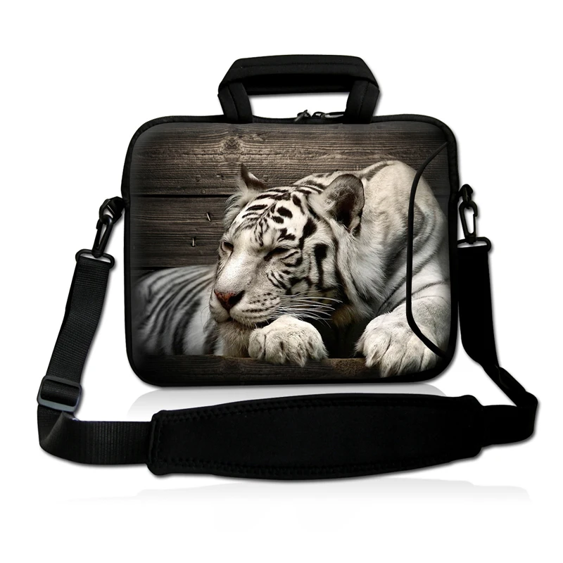 print Lion 10 Inch Laptop sleeve Notebook Bag Case Messenger Shoulder For 9.7&quot-10.2&quot Tablet PC Free Shipping | Компьютеры и