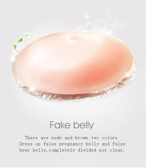 

Free shipping 4-5 month 100% medical Silicone silicone fake pregnant belly for pregnance test wholesale and drop shipping 1500g