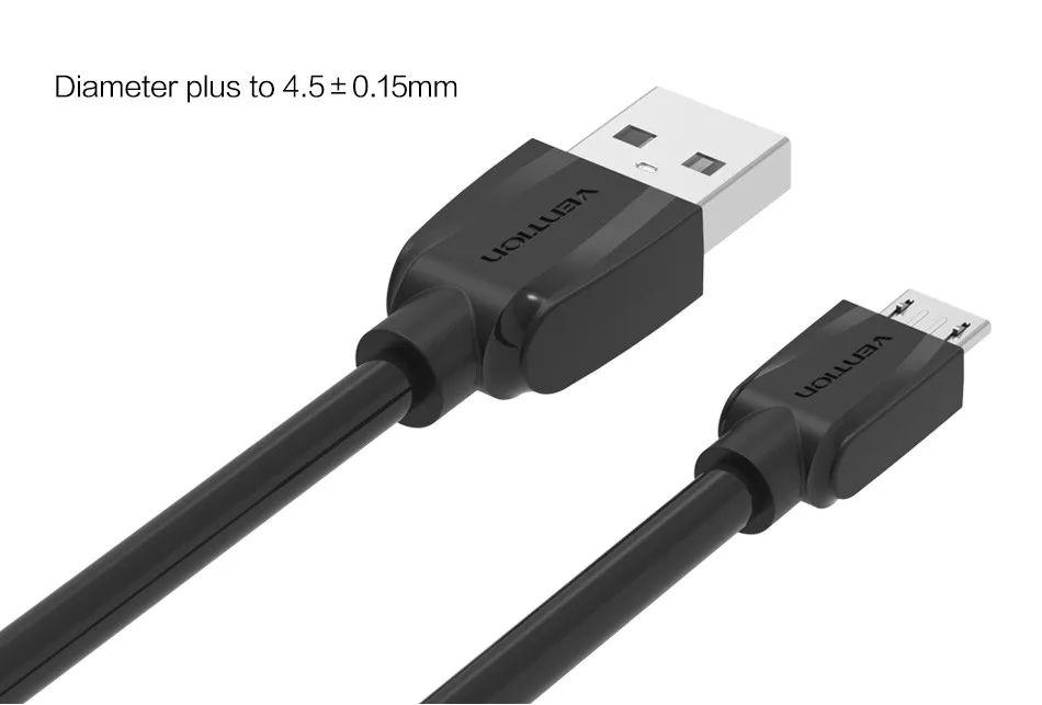 Vention Mini USB кабель 1 м 1,5 м 2 м Mini USB к USB кабель для зарядки данных для сотового телефона MP3 MP4 gps камера HDD мобильный телефон