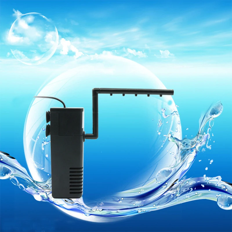Аквариумный фильтр многофункциональный внутренний ABS воздушный насос скиммер с