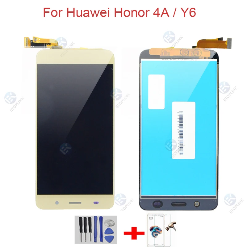 ЖК-экран + сенсорный дигитайзер для Huawei Honor 4A Y6 ЖК-дисплей с рамкой панель ремонт
