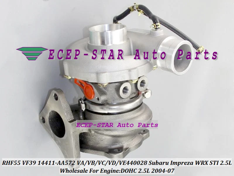 RHF55 VF39 14411AA572 14411 AA572 VA440028 VB440028 VC440028 VD440028 турбо для SUBARU Impreza WRX STI DOHC EJ25 2.5L 2004 07|turbo turbo