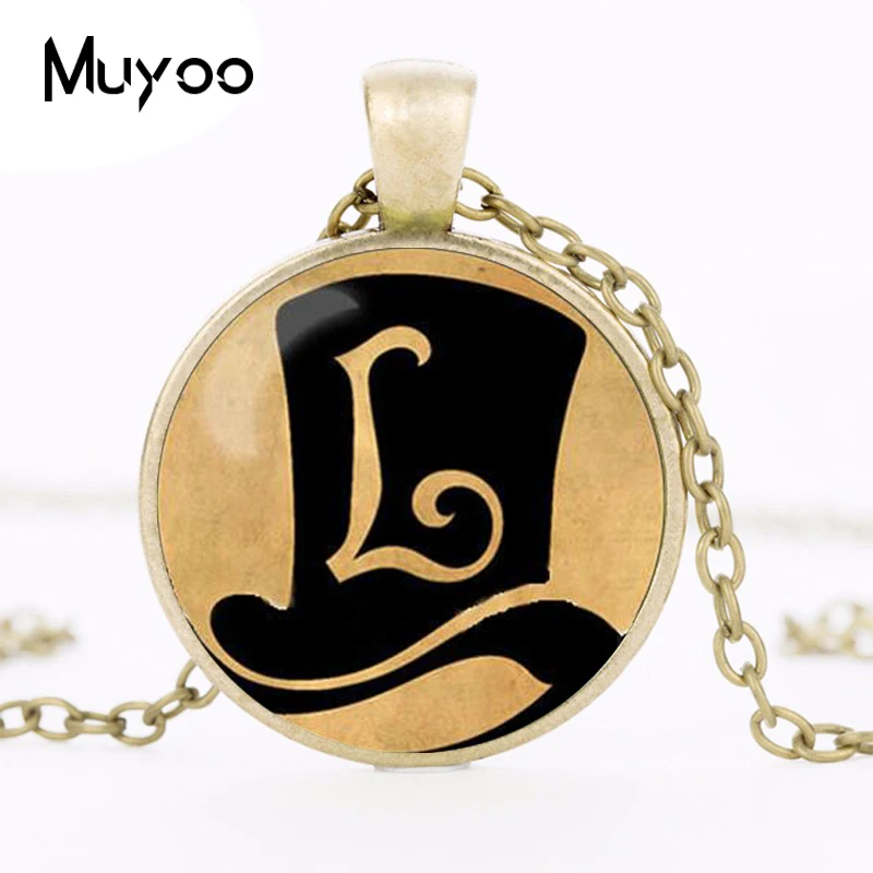 

Professor Layton Emblem Inspired glass cabochon dome Pendant HZ1